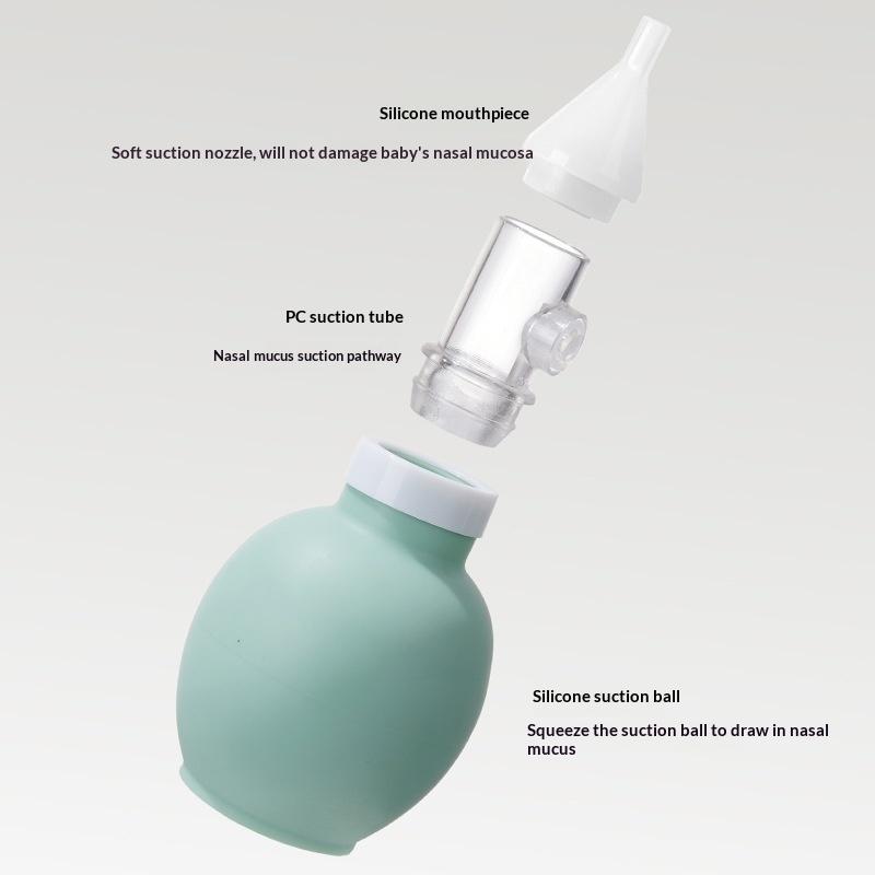 Nasal Aspirator - شفاط أنف ناعم للأطفال مضاد للتدفق
