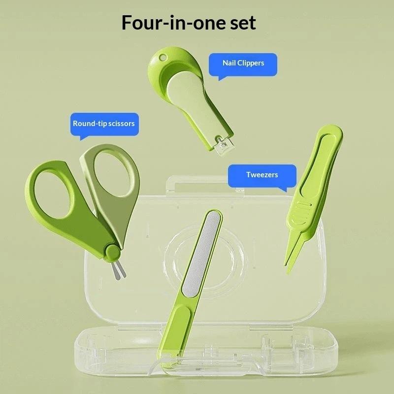 طقم مقص أظافر وملقط آمن للأطفا - مراجعة Baby Products Kit Set وسعره