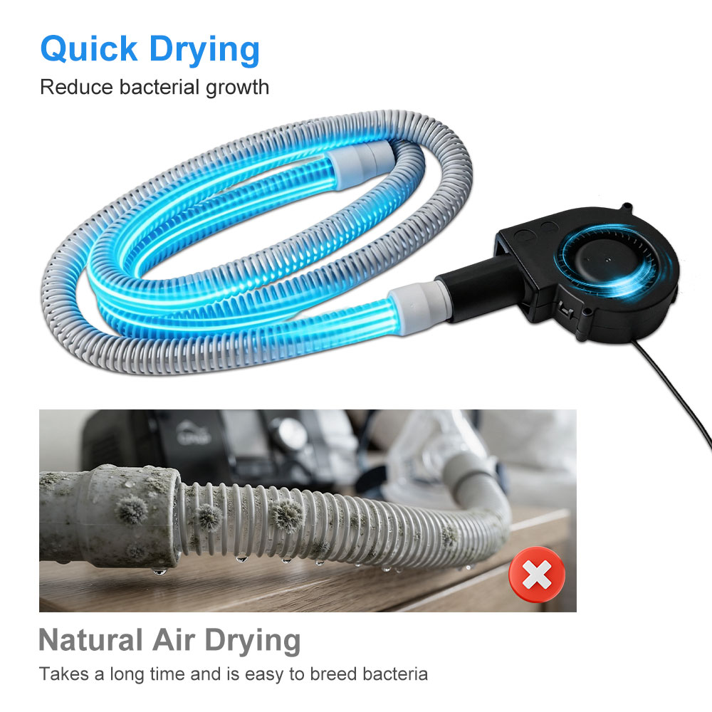 جهاز تجفيف خراطيم CPAP مع مروح - مراجعة Nasal Aspirator وسعره